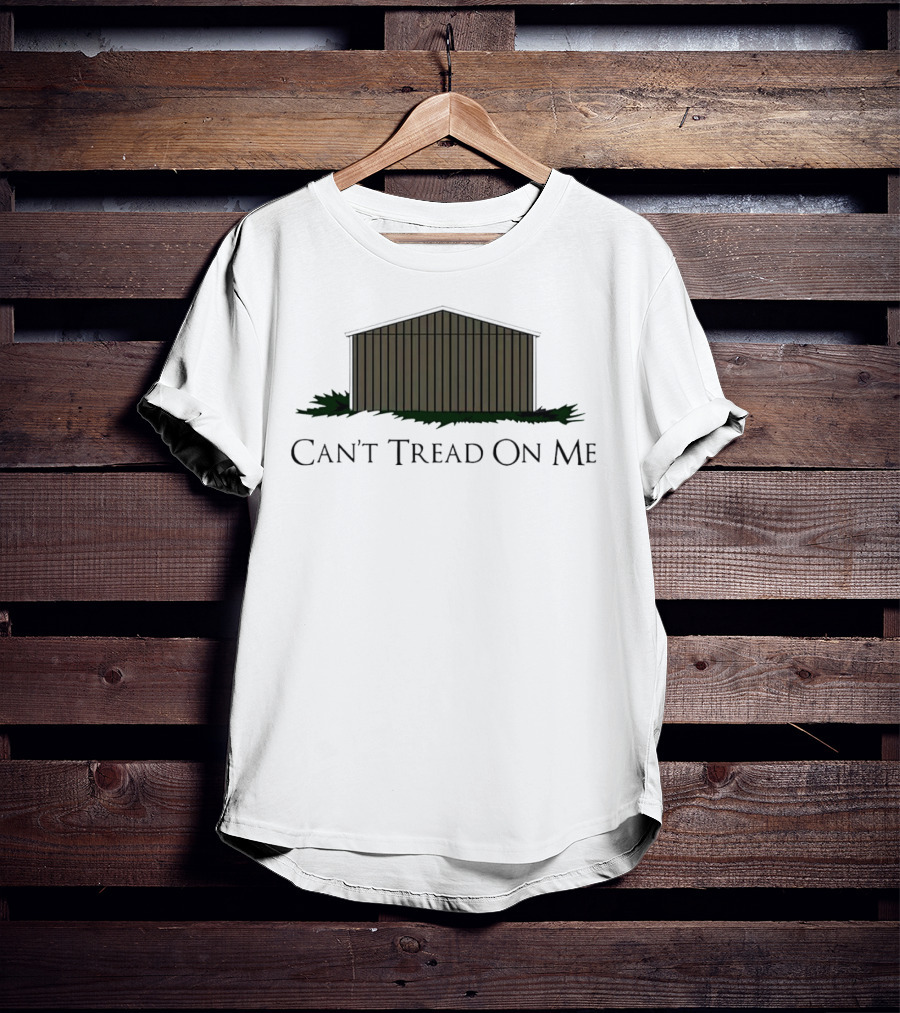 Can't Tread On Me Shed With Grass Elements T-Shirt