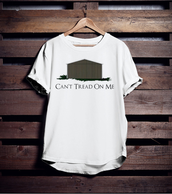 Can't Tread On Me Shed With Grass Elements T-Shirt