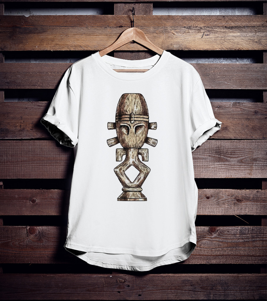 Seeking Jamaharon Ancient Symbol With Tribal Mask T-Shirt