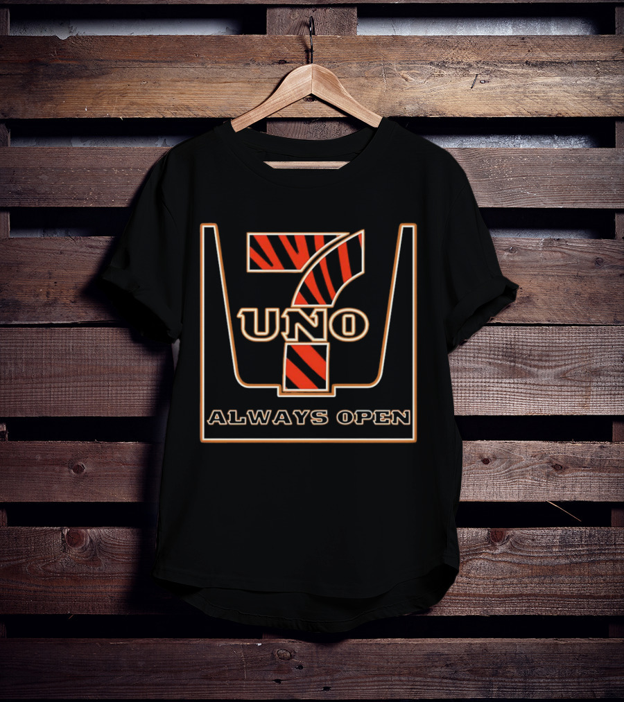 Uno Always Open 7 Bengals T-Shirt