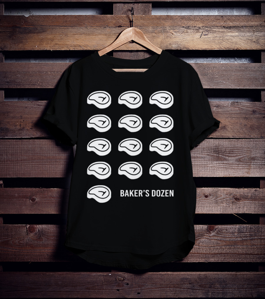 Baker’s Dozen Steak Illustration Dr Shawn Baker T-Shirt