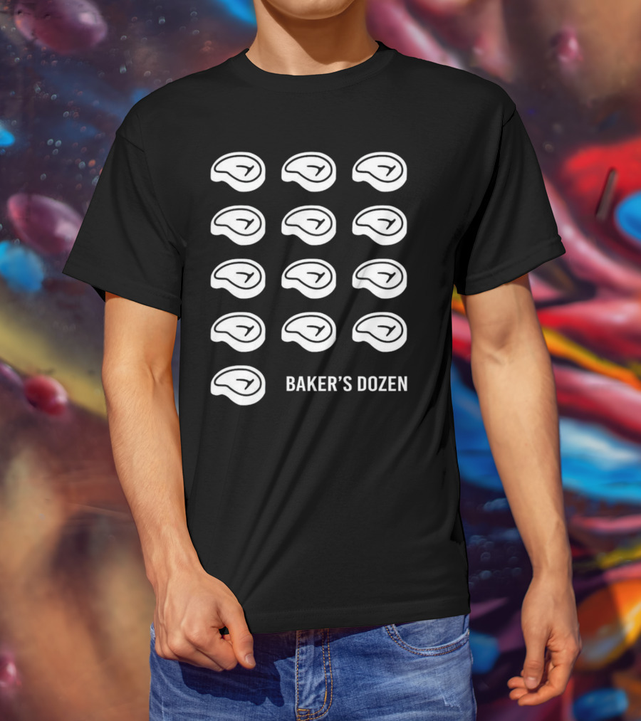 Baker’s Dozen Steak Illustration Dr Shawn Baker T-Shirt
