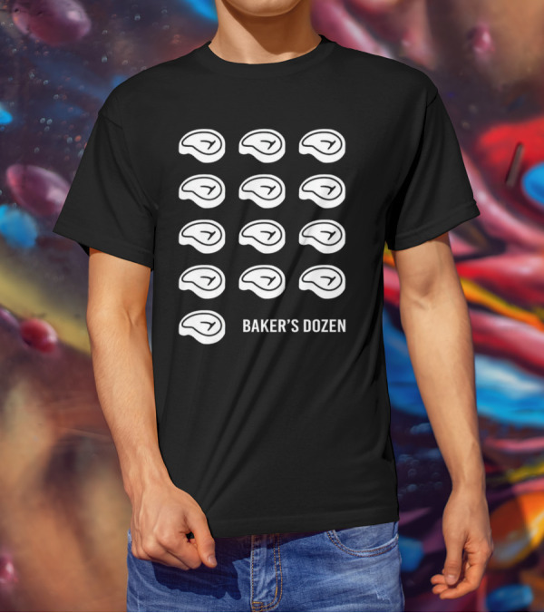 Baker’s Dozen Steak Illustration Dr Shawn Baker T-Shirt