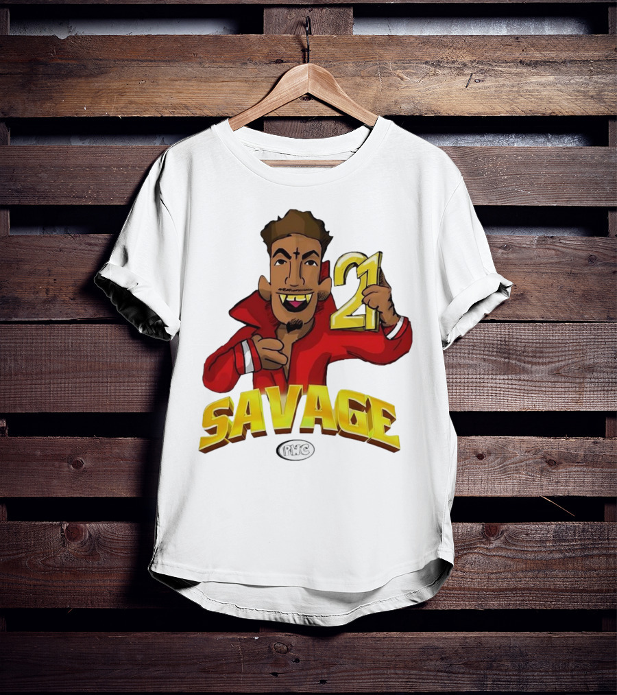 Savage 21 PWC Cartoon Character T-Shirt