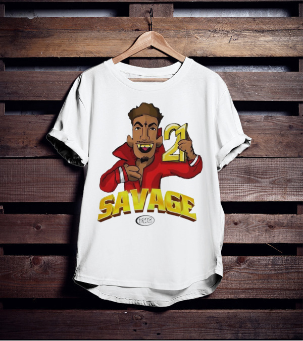 Savage 21 PWC Cartoon Character T-Shirt