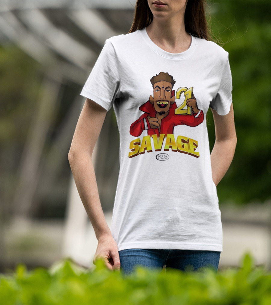 Savage 21 PWC Cartoon Character T-Shirt
