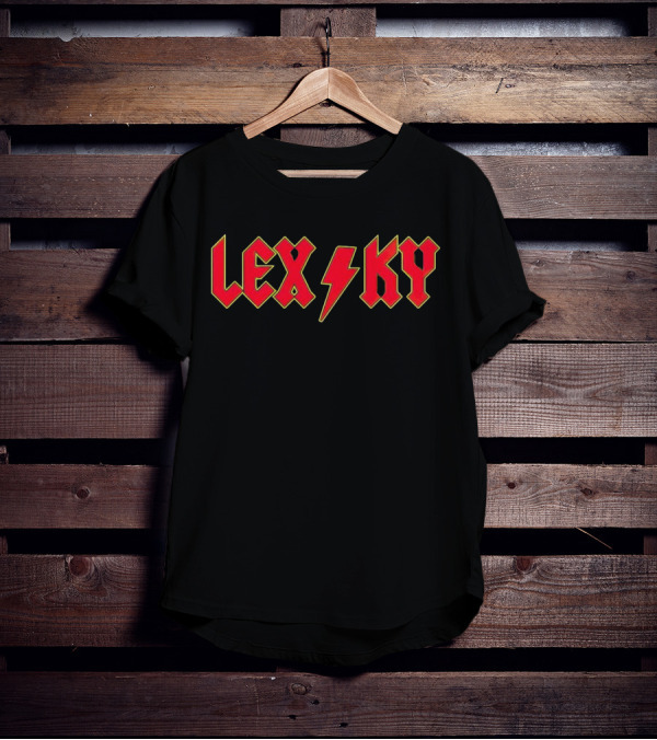 LEX KY Lightning Bolt Rock T-Shirt