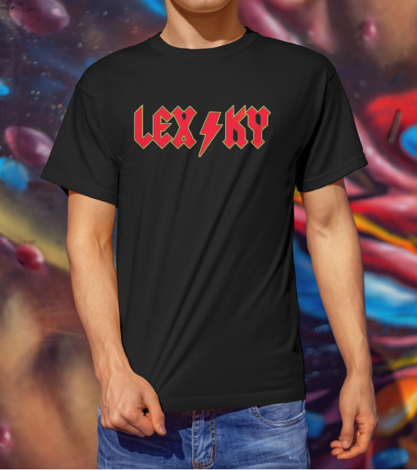 LEX KY Lightning Bolt Rock T-Shirt