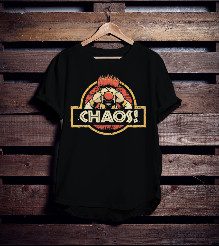 Jurassic Park Chaos Beaker Muppet T-Shirt