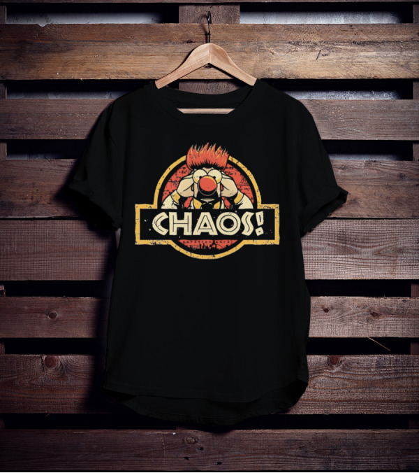 Jurassic Park Chaos Beaker Muppet T-Shirt