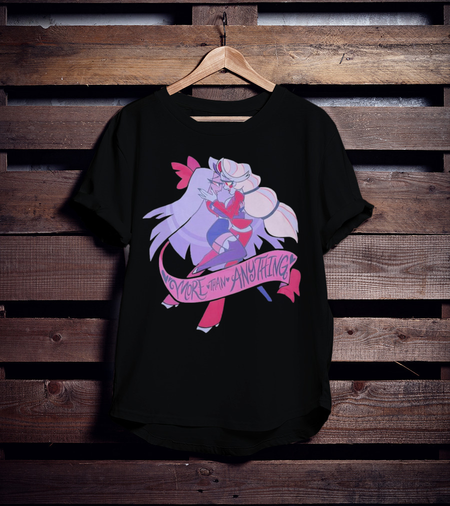 Charlie And Vaggie Hazbin Hotel More Than Anything T-Shirt