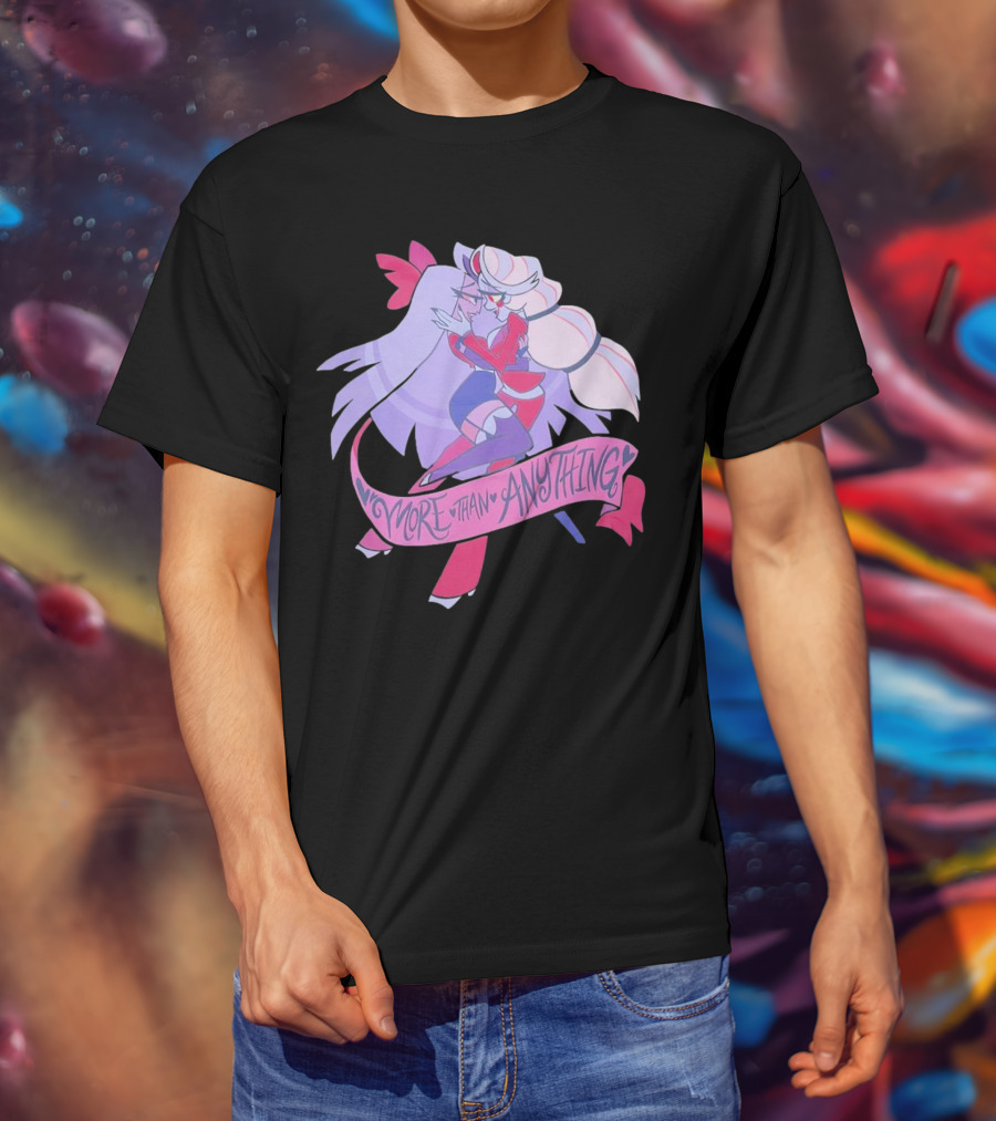 Charlie And Vaggie Hazbin Hotel More Than Anything T-Shirt