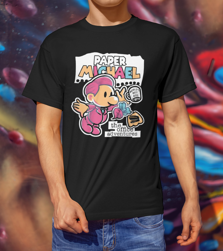 Paper Michael World's Best Boss The Office Adventures T-Shirt