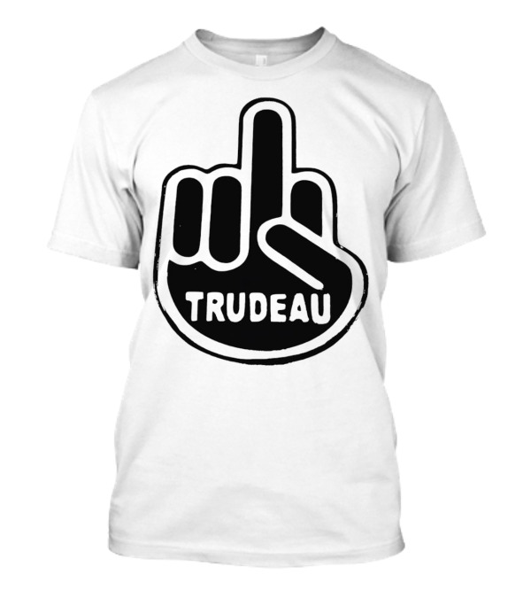 Trudeau Middle Finger Hand Gesture T-Shirt