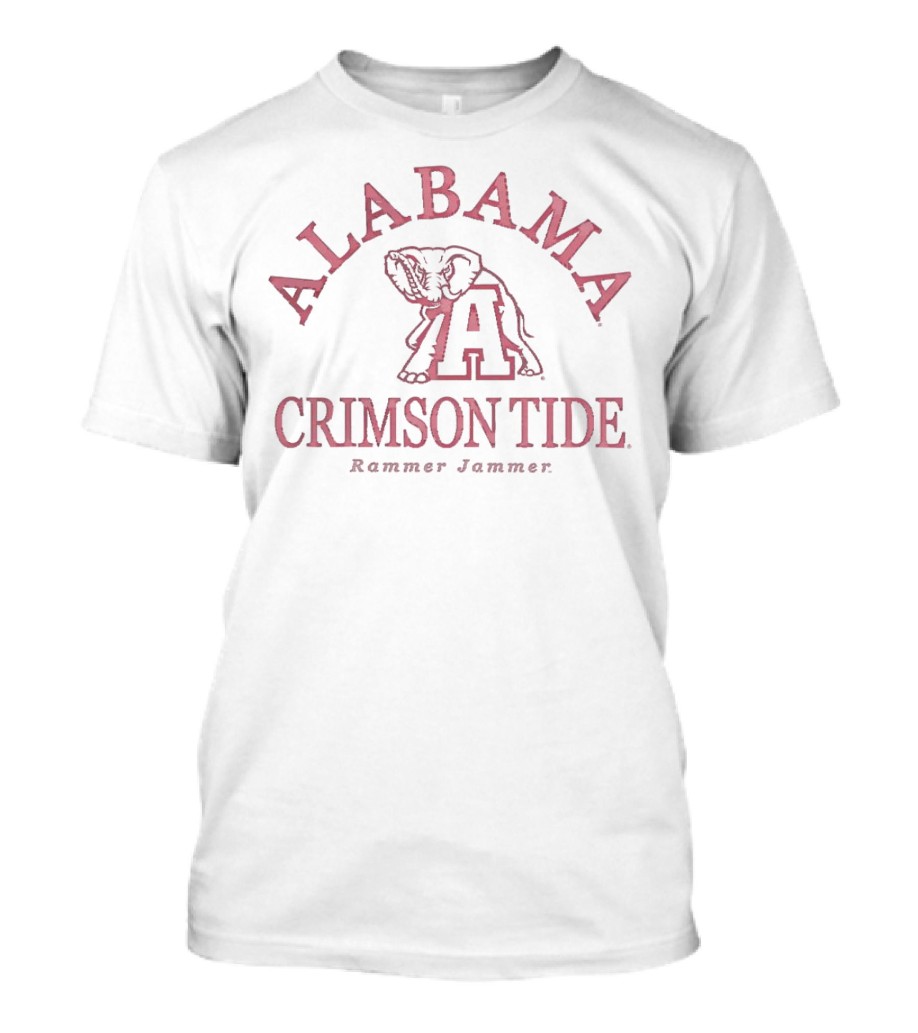 Alabama Crimson Tide Rammer Jammer Elephant T-Shirt
