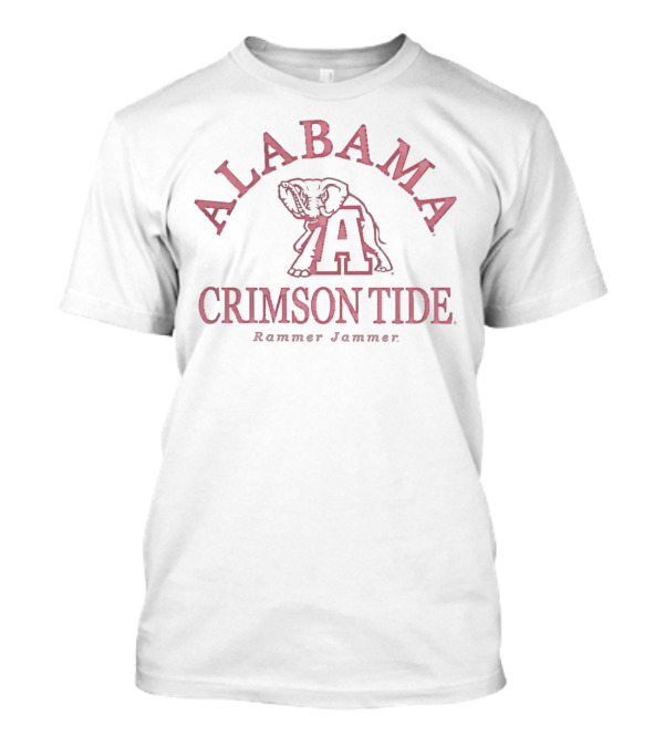 Alabama Crimson Tide Rammer Jammer Elephant T-Shirt