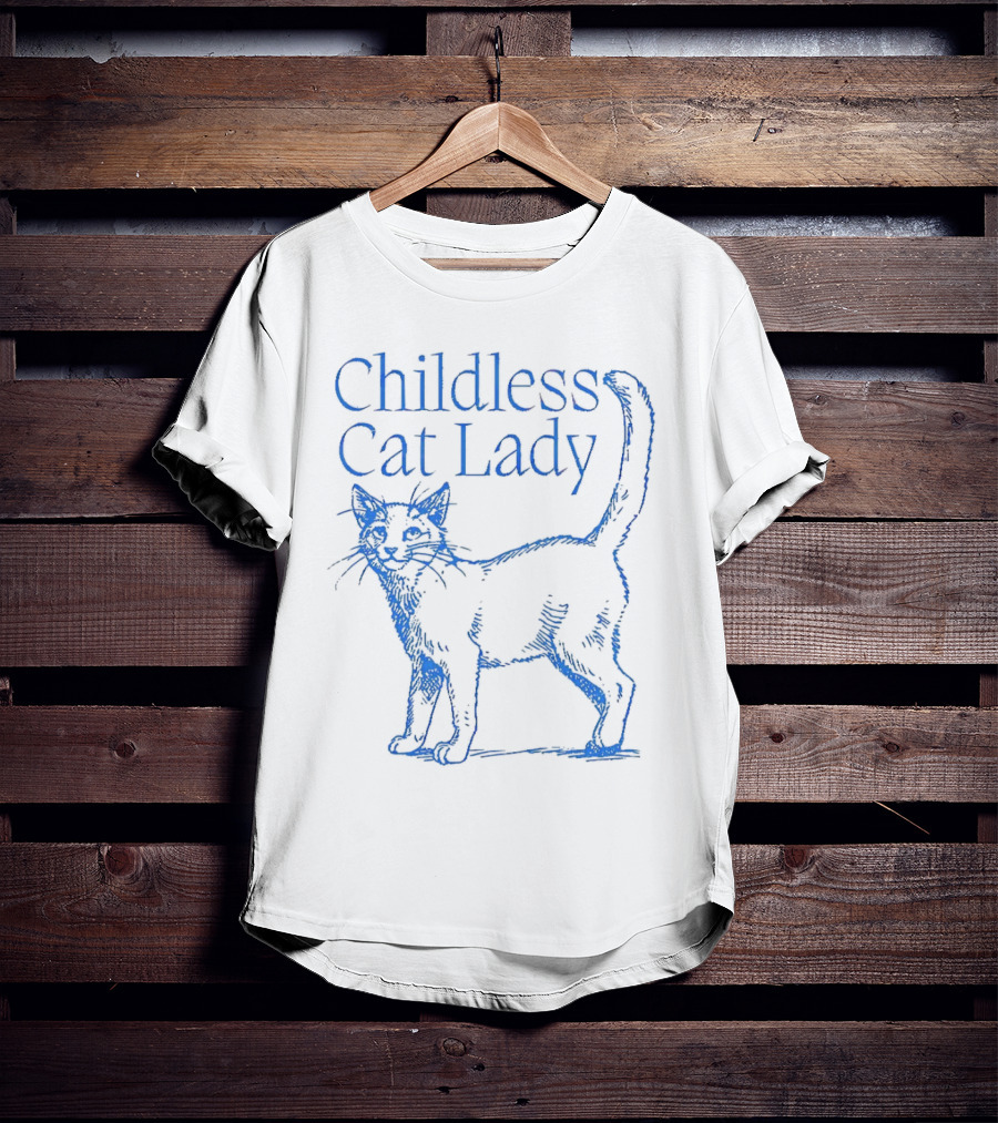 Childless Cat Lady Feline T-Shirt