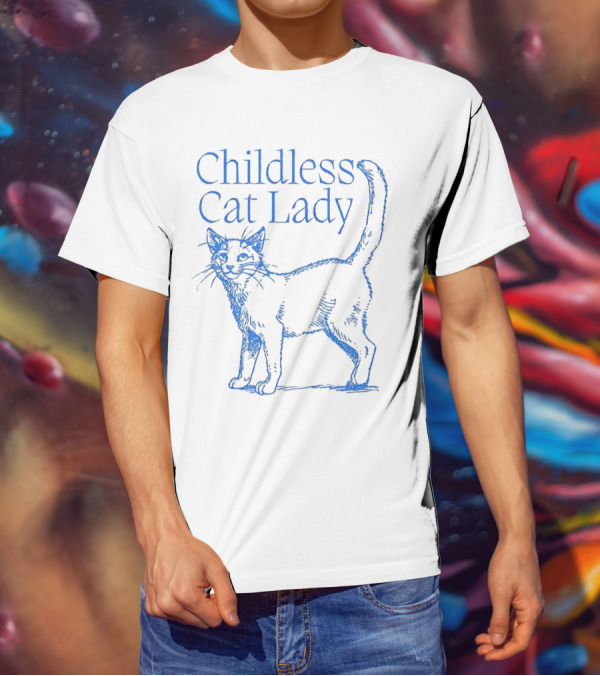 Childless Cat Lady Feline T-Shirt