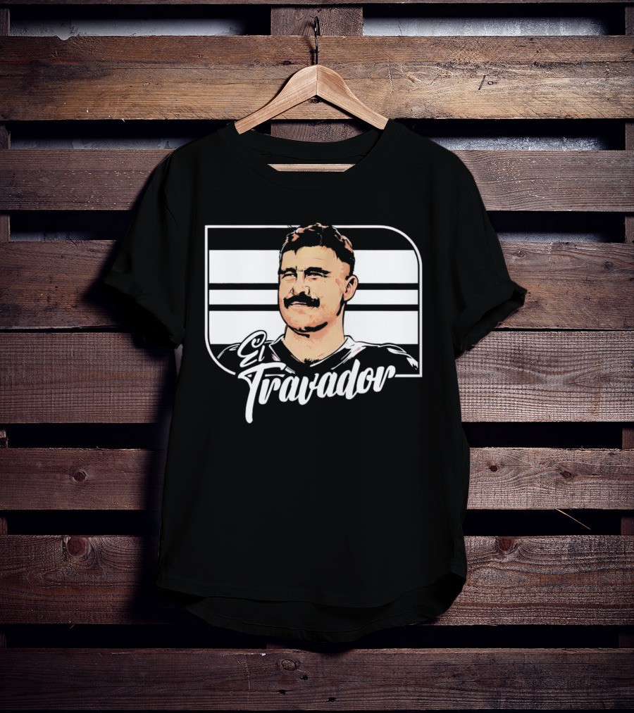 Travis Kelce El Travador NFL Football Player Caricature T-Shirt