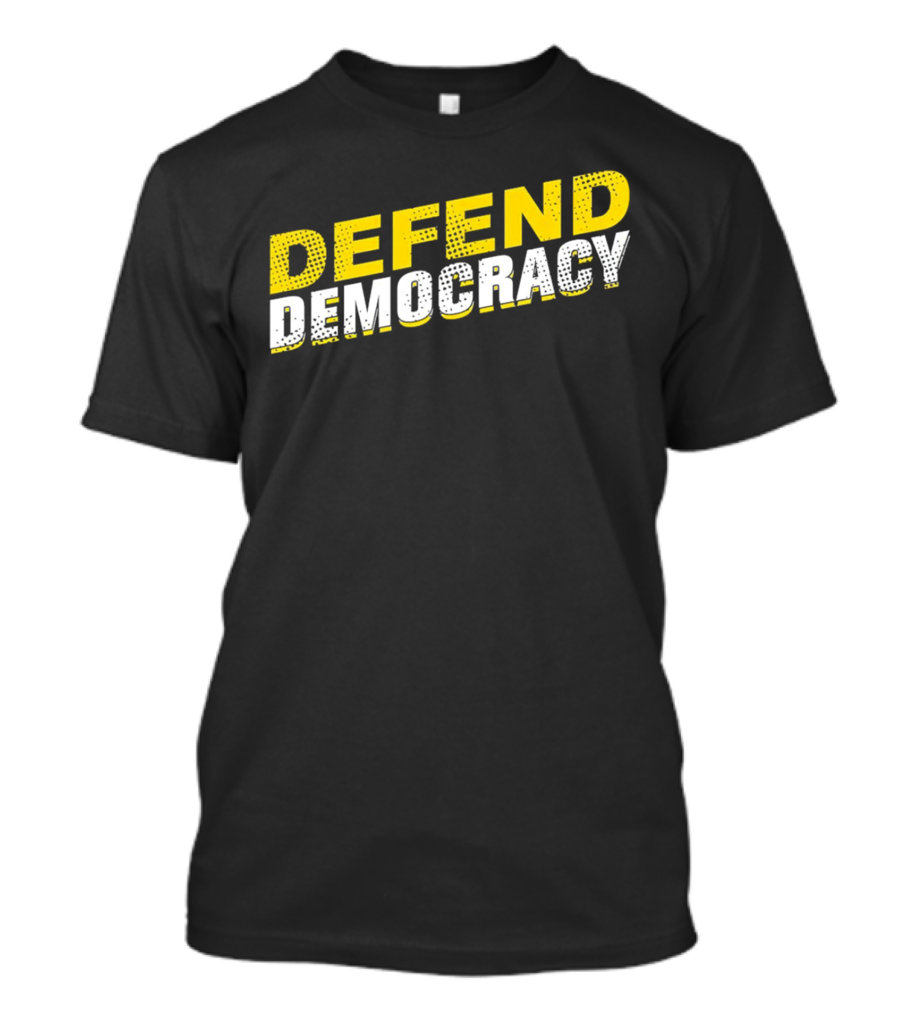 Defend Democracy Bold Vintage T-Shirt