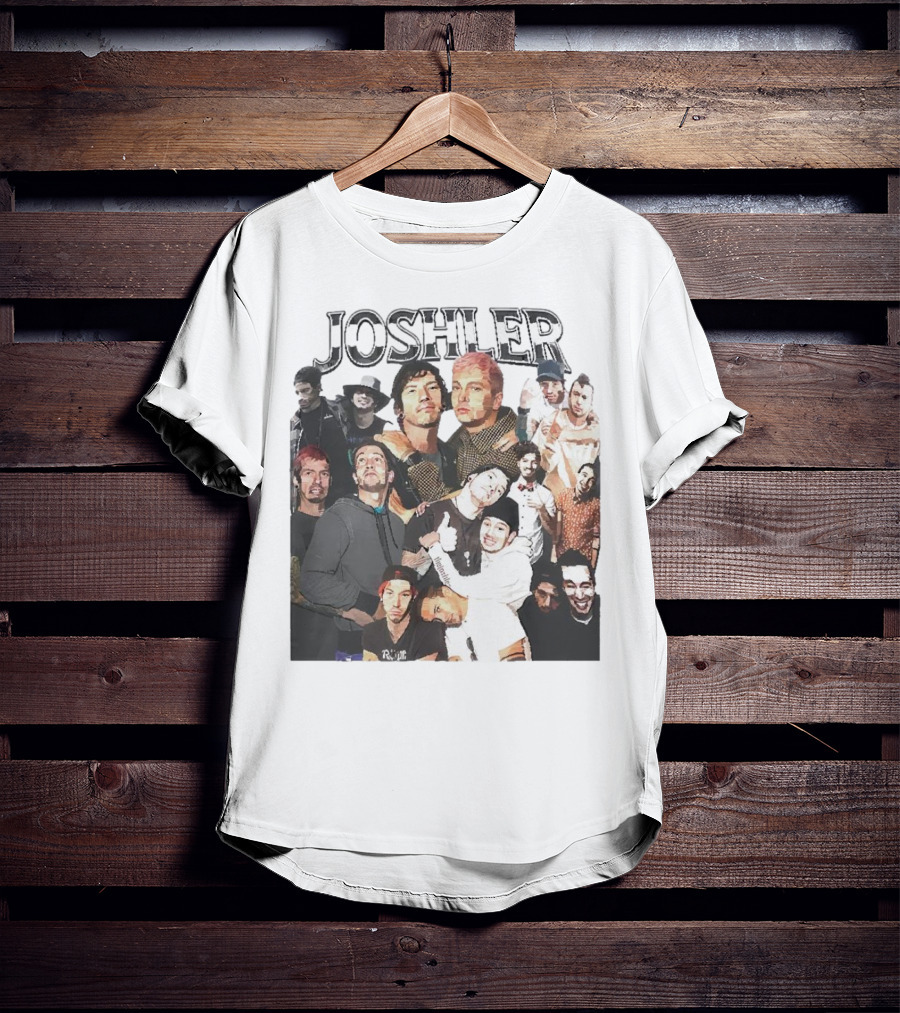 Joshler Collage Of Band Members And Group Poses T-Shirt