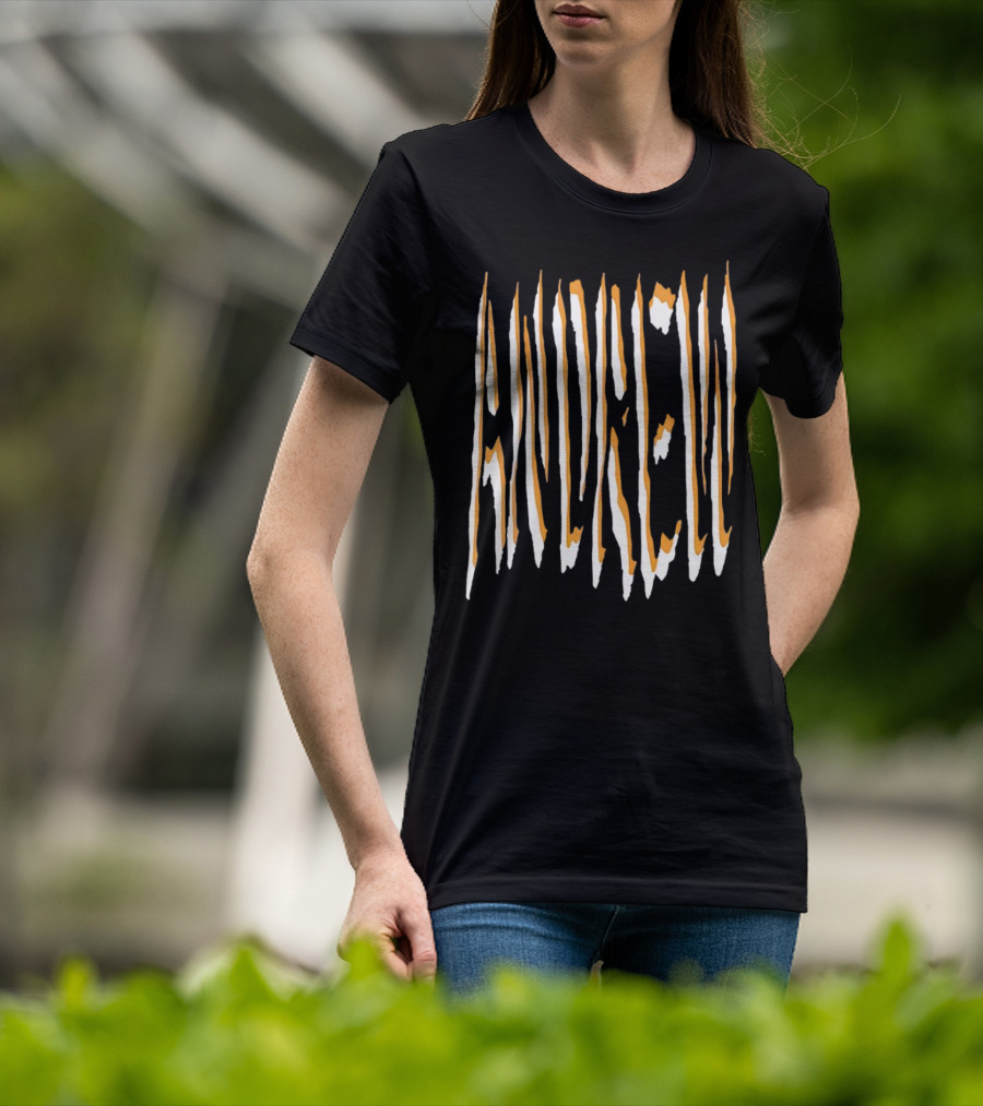 Euphoria Rue Bennett Zendaya Andrew Distorted Text T-Shirt