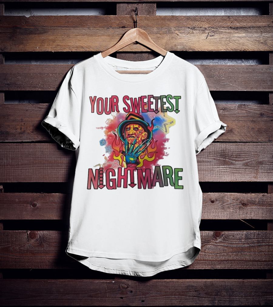 Your Sweetest Nightmare Freddy Krueger Halloween T-Shirt