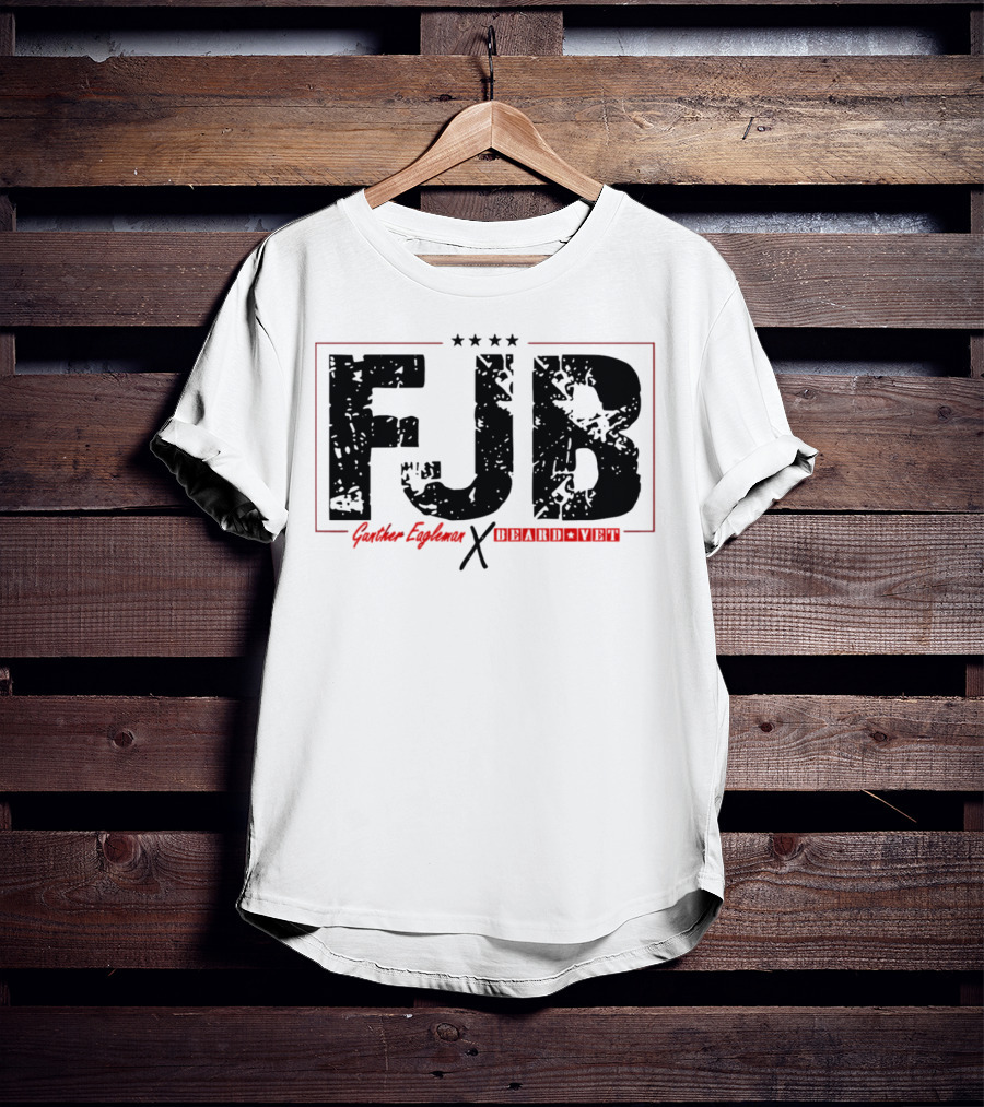 FJB Gunther Eagleman Beard Vet Collaboration Stars T-Shirt