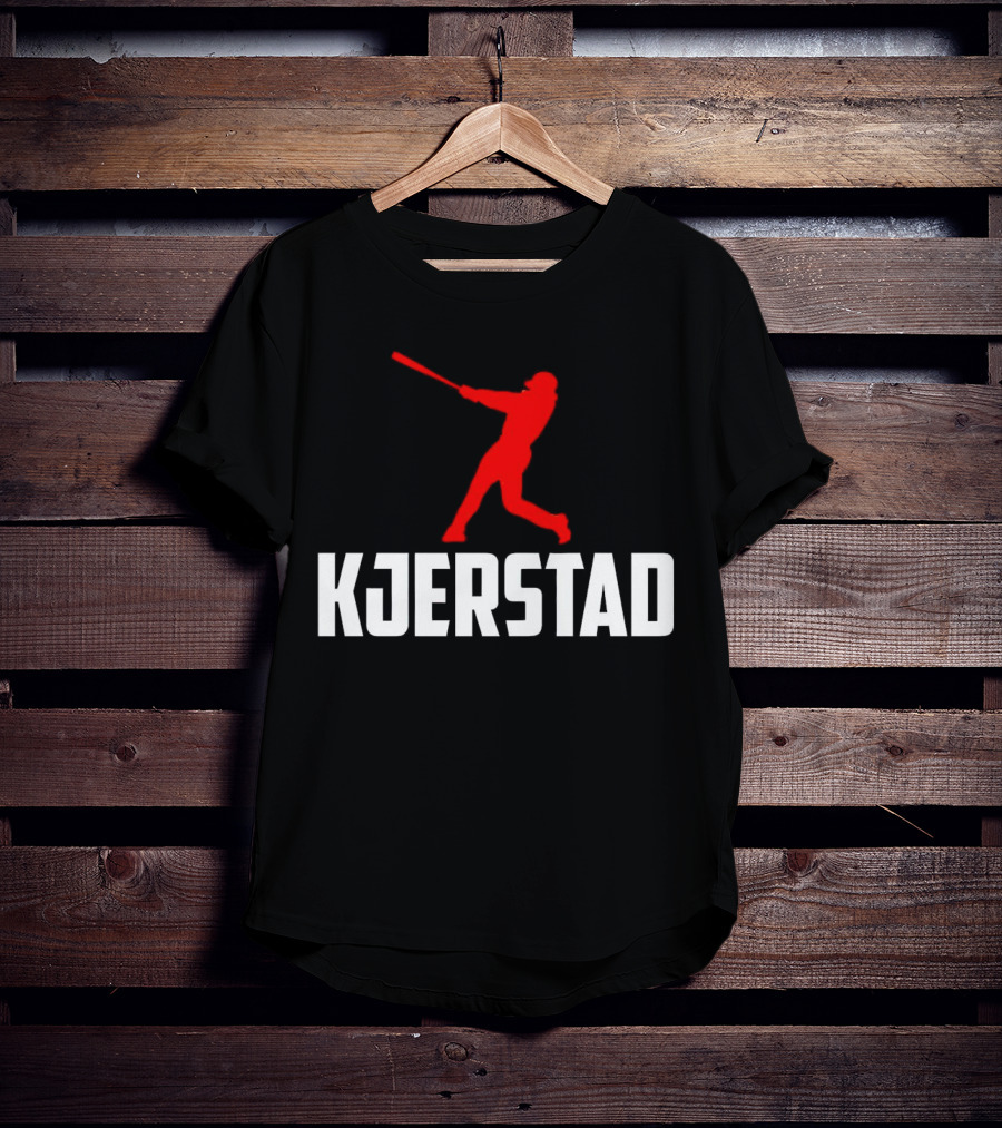 Kjerstad Baseball Player Silhouette Baltimore Orioles T-Shirt