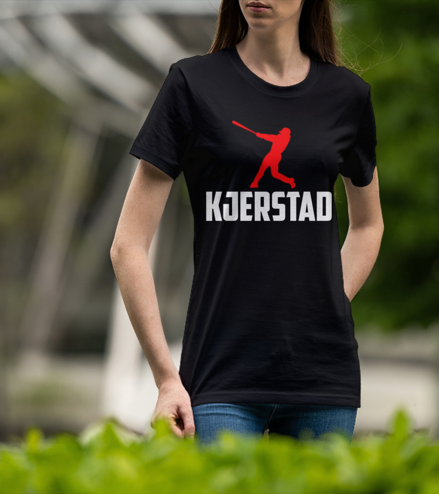 Kjerstad Baseball Player Silhouette Baltimore Orioles T-Shirt