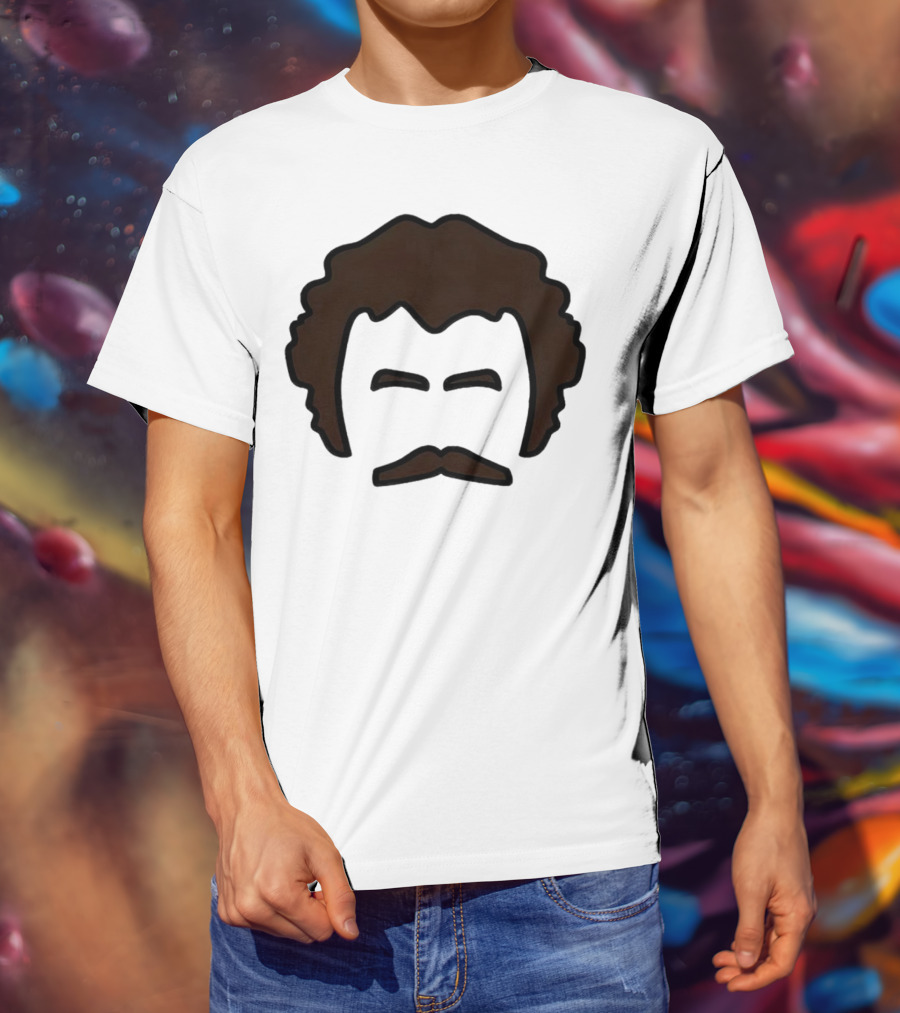 John Oates Mustache Hair T-Shirt