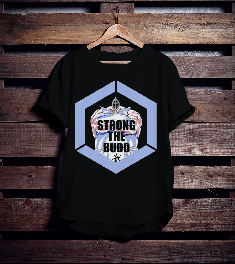 Strong The Budo Martial Arts Warrior Hexagon Emblem T-Shirt