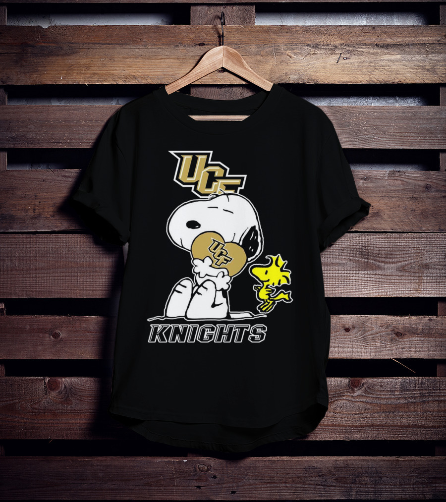 Snoopy And Woodstock UCF Knights Football Team Spirit T-Shirt