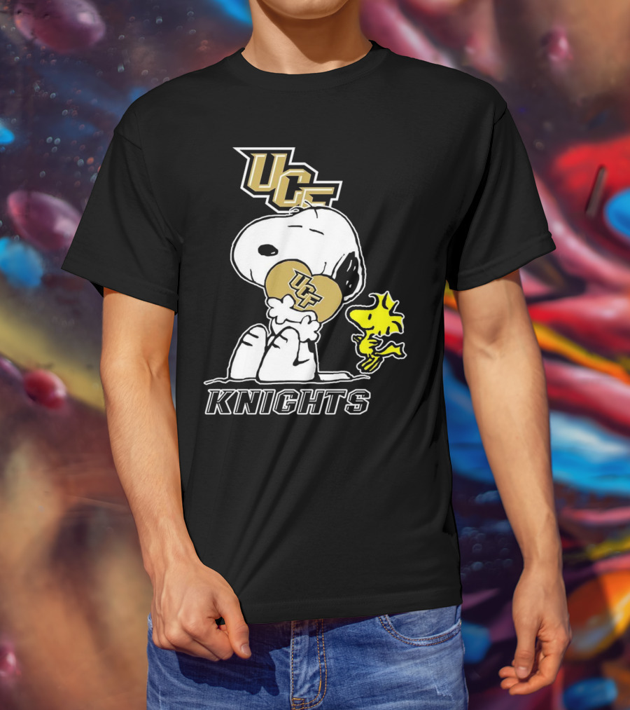 Snoopy And Woodstock UCF Knights Football Team Spirit T-Shirt