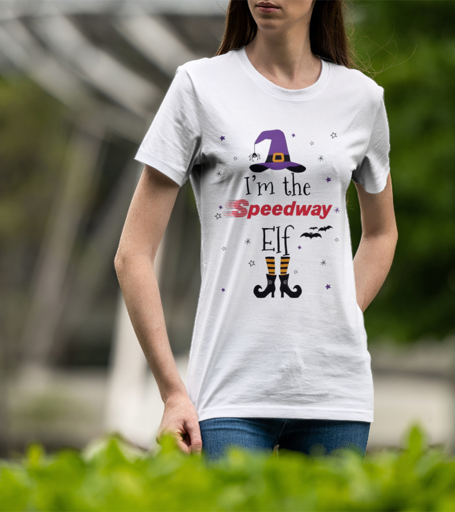 I’m The Speedway Elf Witch Halloween T-Shirt