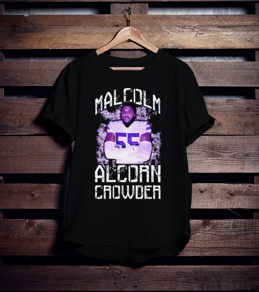 Malcolm Alcorn Crowder Kansas State Wildcats 55 T-Shirt