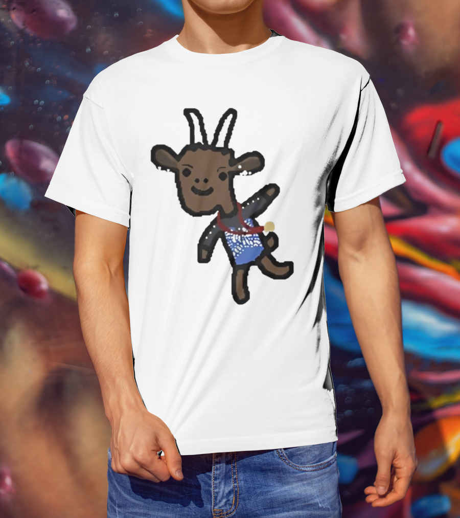 Goat Wearing Medal Inspired By Gymnastics Champion T-Shirt