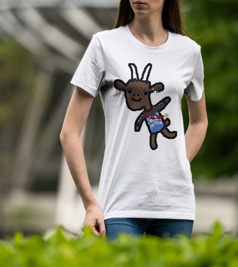 Goat Wearing Medal Inspired By Gymnastics Champion T-Shirt