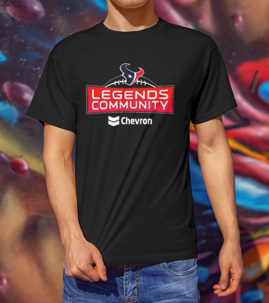 Andre Johnson Houston Texans Legends Community Chevron T-Shirt