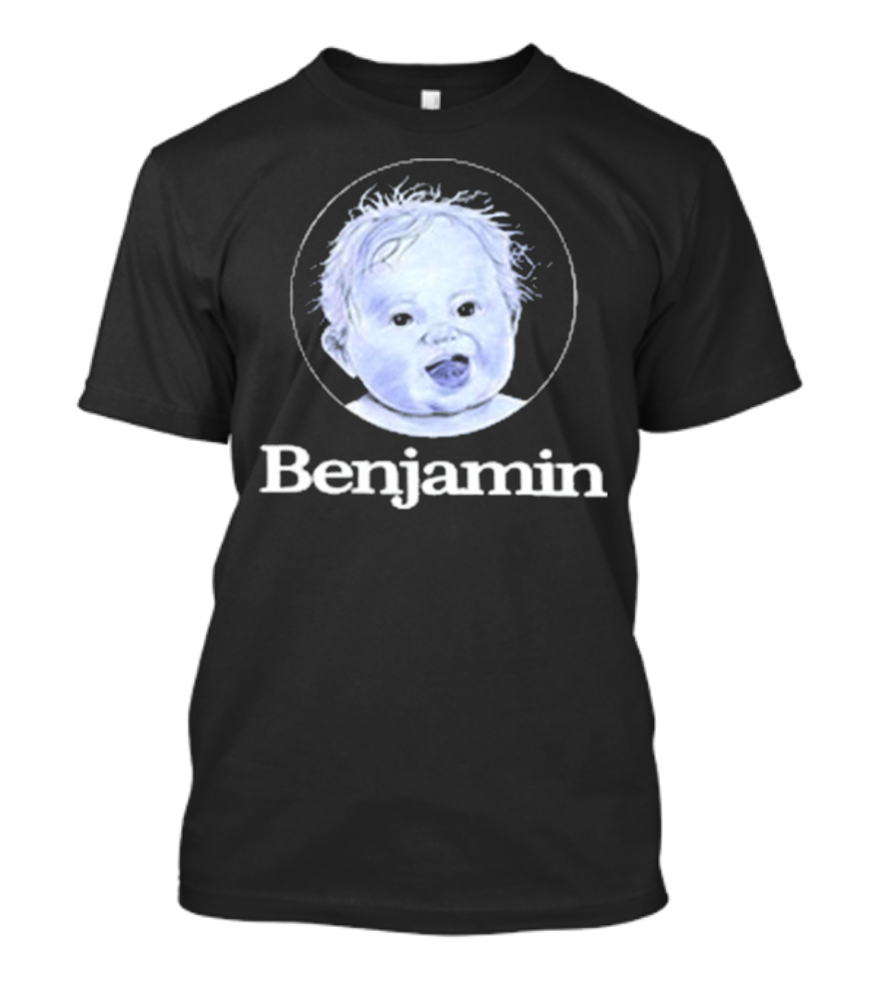 Garrett Watts Baby Benjamin Funny Sketch Drawing T-Shirt
