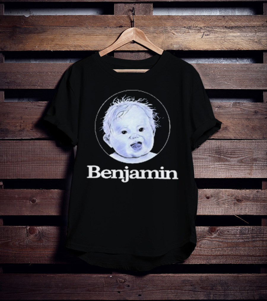 Garrett Watts Baby Benjamin Funny Sketch Drawing T-Shirt