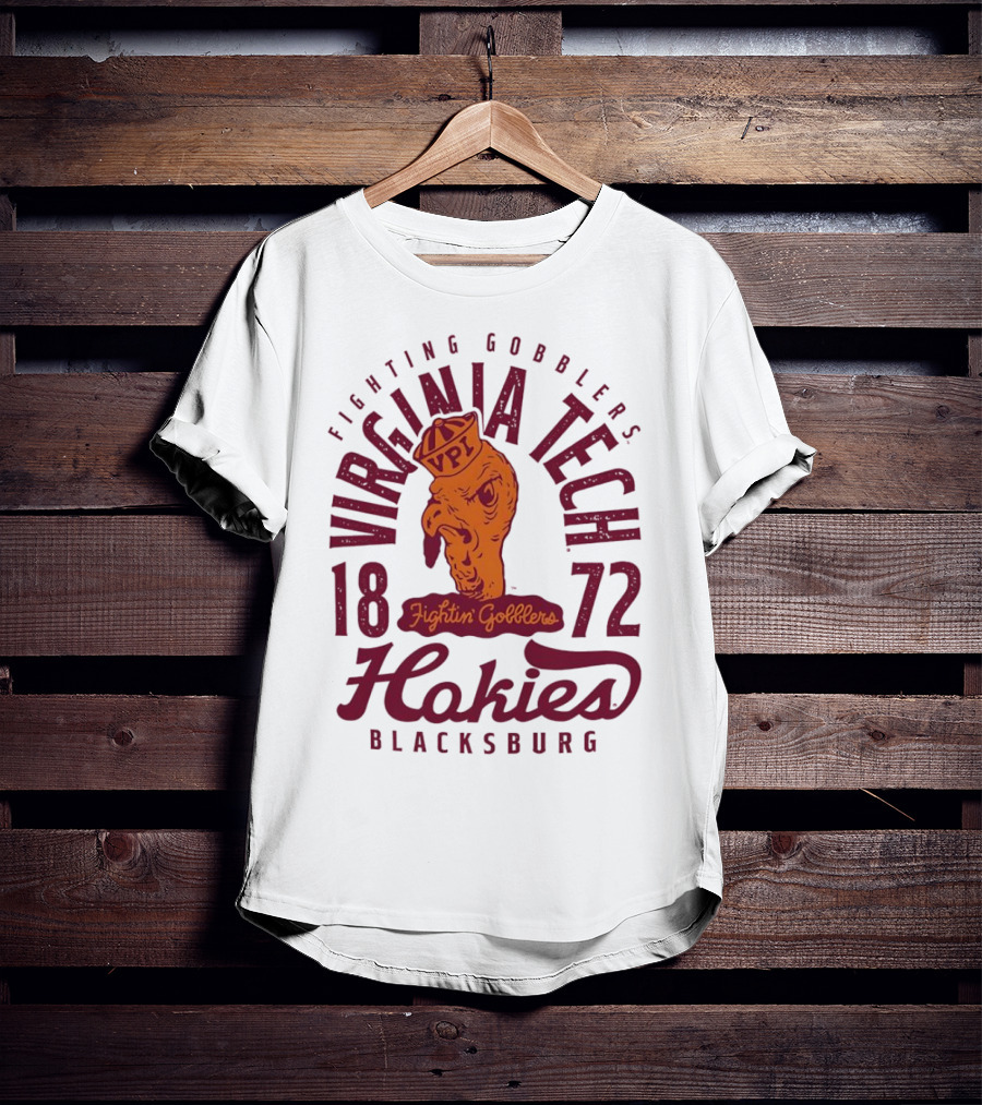Virginia Tech Hokies Fightin' Gobblers 1872 Blacksburg VPI T-Shirt