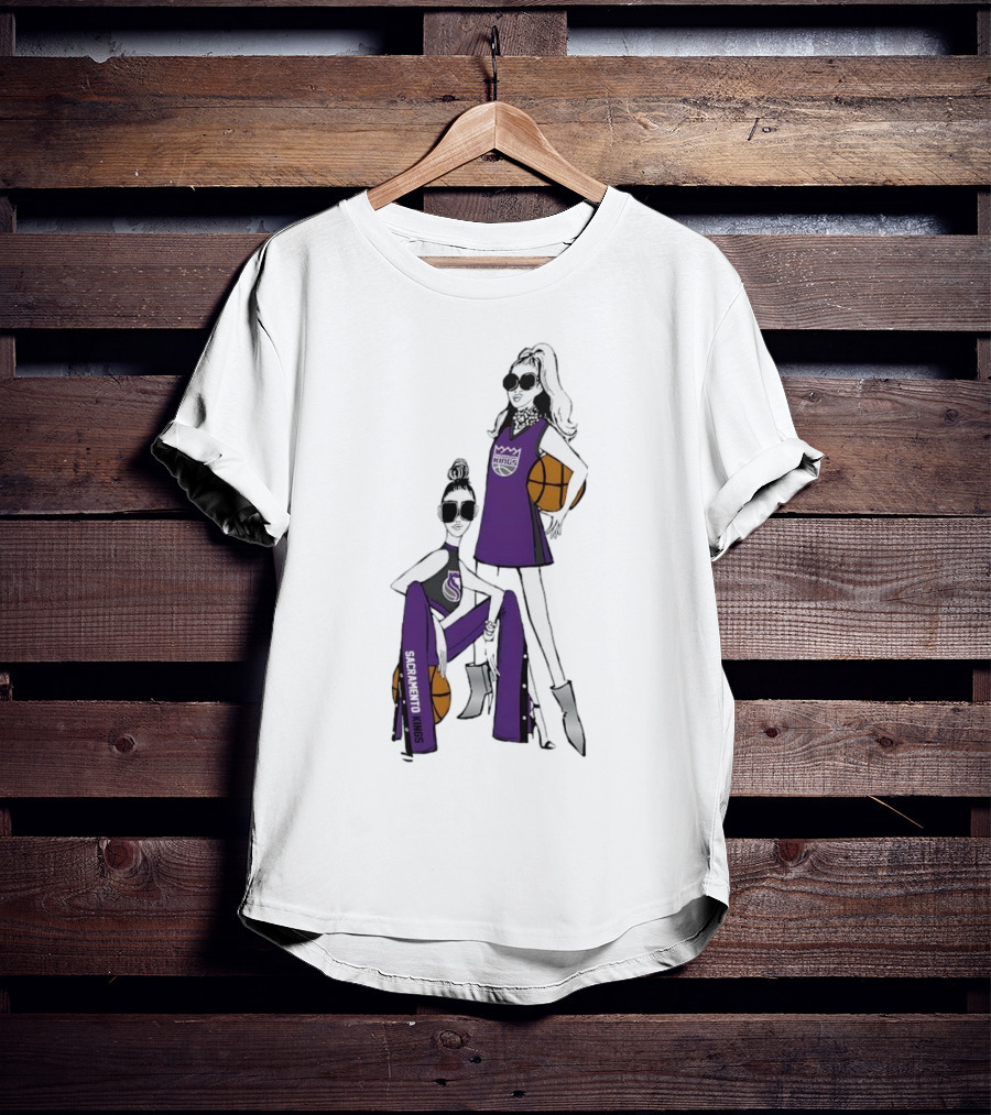 Sacramento Kings G-III 4Her Basketball Girls Fashion T-Shirt