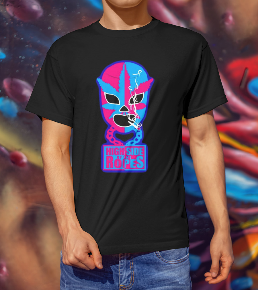 High Side Of The Ropes Karnival Of Kush Mask Smoke Chain T-Shirt