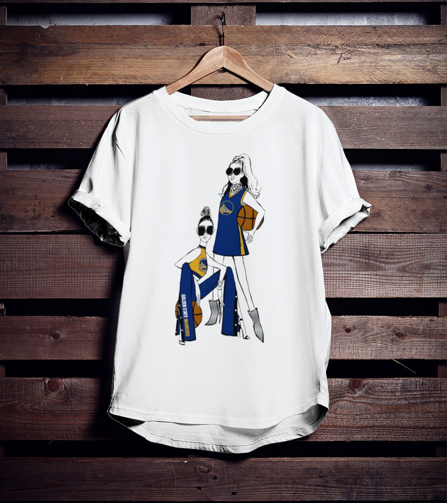 Golden State Warriors G-III 4Her Basketball Girls Fitted Fashion T-Shirt