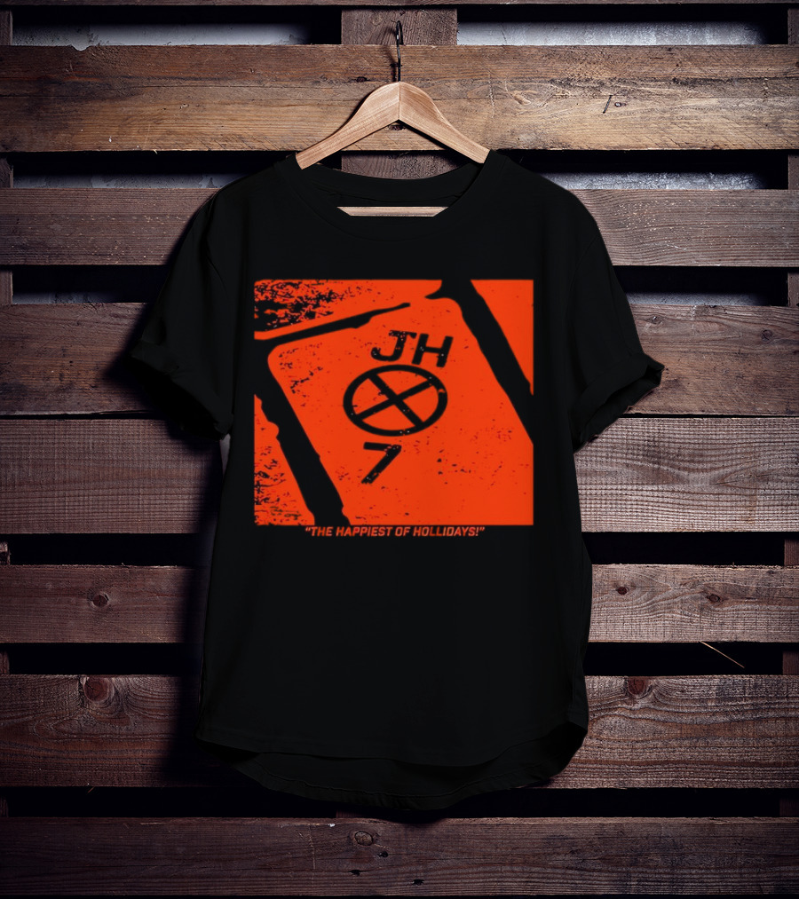 Jackson Holliday JH7 The Happiest Of Hollidays Baltimore Orioles EUTAW St T-Shirt