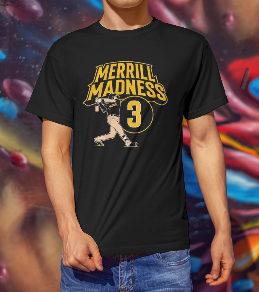 Merrill Madness 3 Jackson San Diego Padres T-Shirt