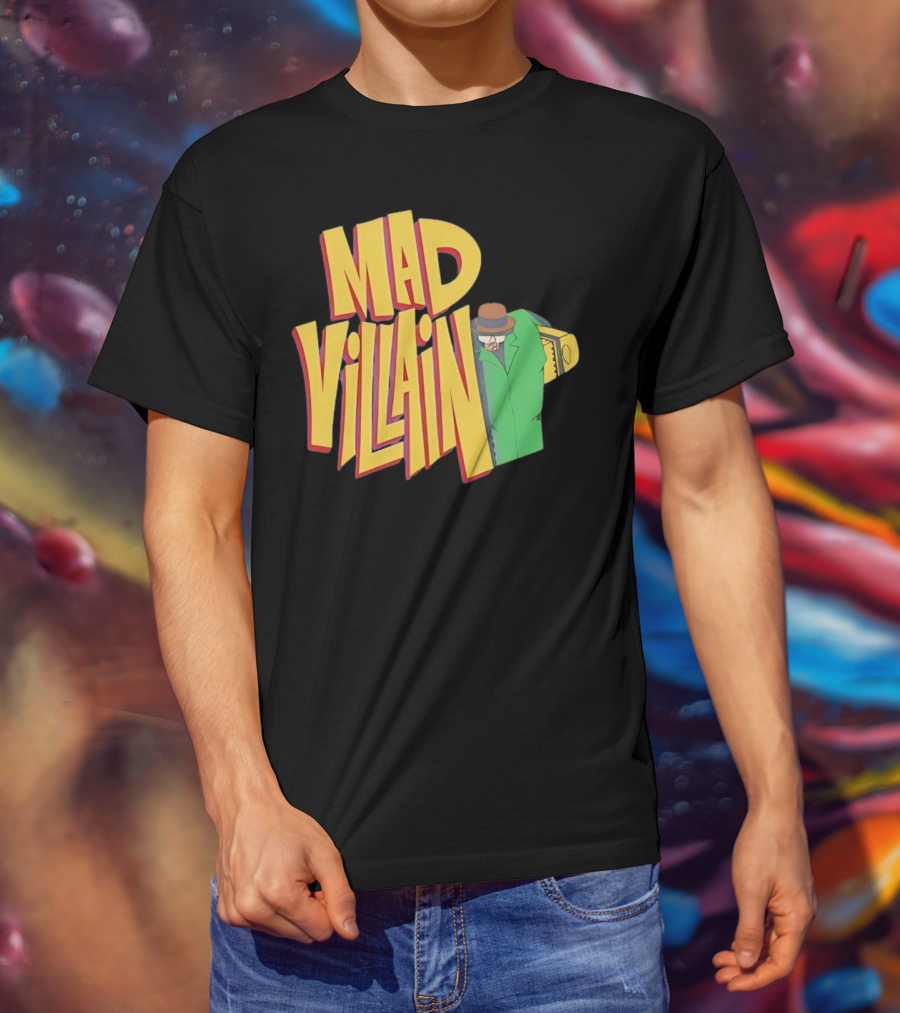 Mad Villain Lurk Mystery Figure In Green Trench Coat And Hat T-Shirt