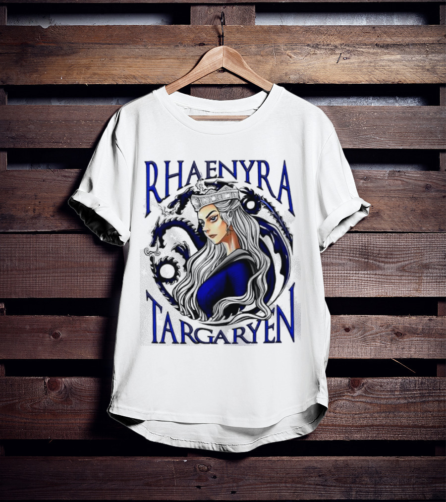 Rhaenyra Targaryen Dragon Emblem Royalty T-Shirt