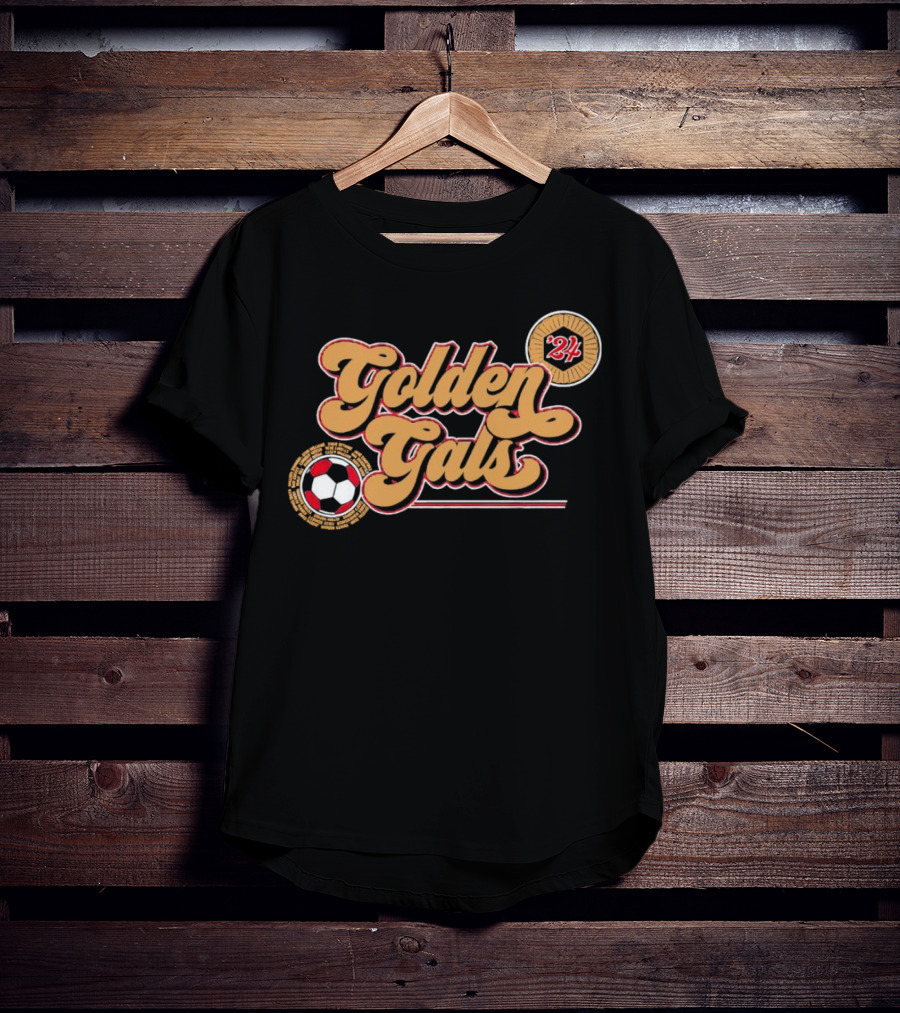 USWNTPA Golden Gals 24 Soccer USA T-Shirt